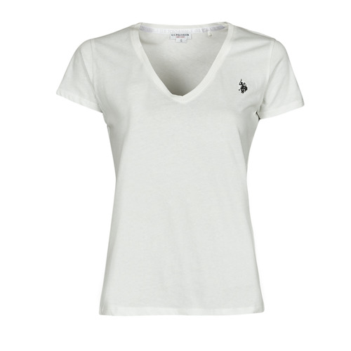 Textil Mulher T-Shirt mangas Wears U.S Polo Assn. BELL 51520 EH03 Branco