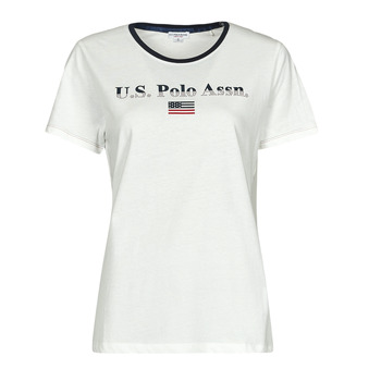 Textil Mulher T-Shirt mangas curtas U.S Polo Assn. LETY 51520 CPFD Branco