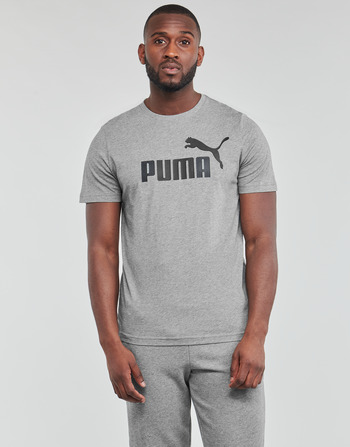 Textil Homem T-Shirt mangas curtas Puma ESS LOGO TEE Cinza