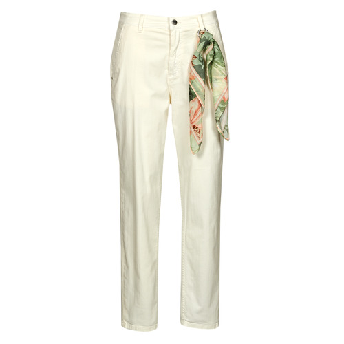 Textil Mulher Chinos luxury Guess CANDIS CHINO Creme