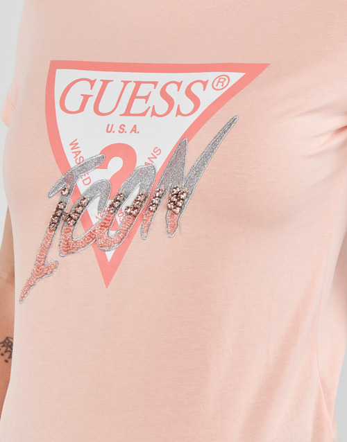 Guess SS CN ICON TEE Pêssego
