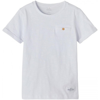 Textil Rapaz T-Shirt mangas curtas Name it  Branco