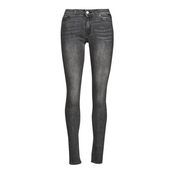 Textil Mulher Gangas Skinny Replay WHW689 Cinza / Escuro