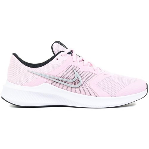 Sapatos Mulher Nike running magista high top white gold bands Nike running Downshifter 11 GS Rosa