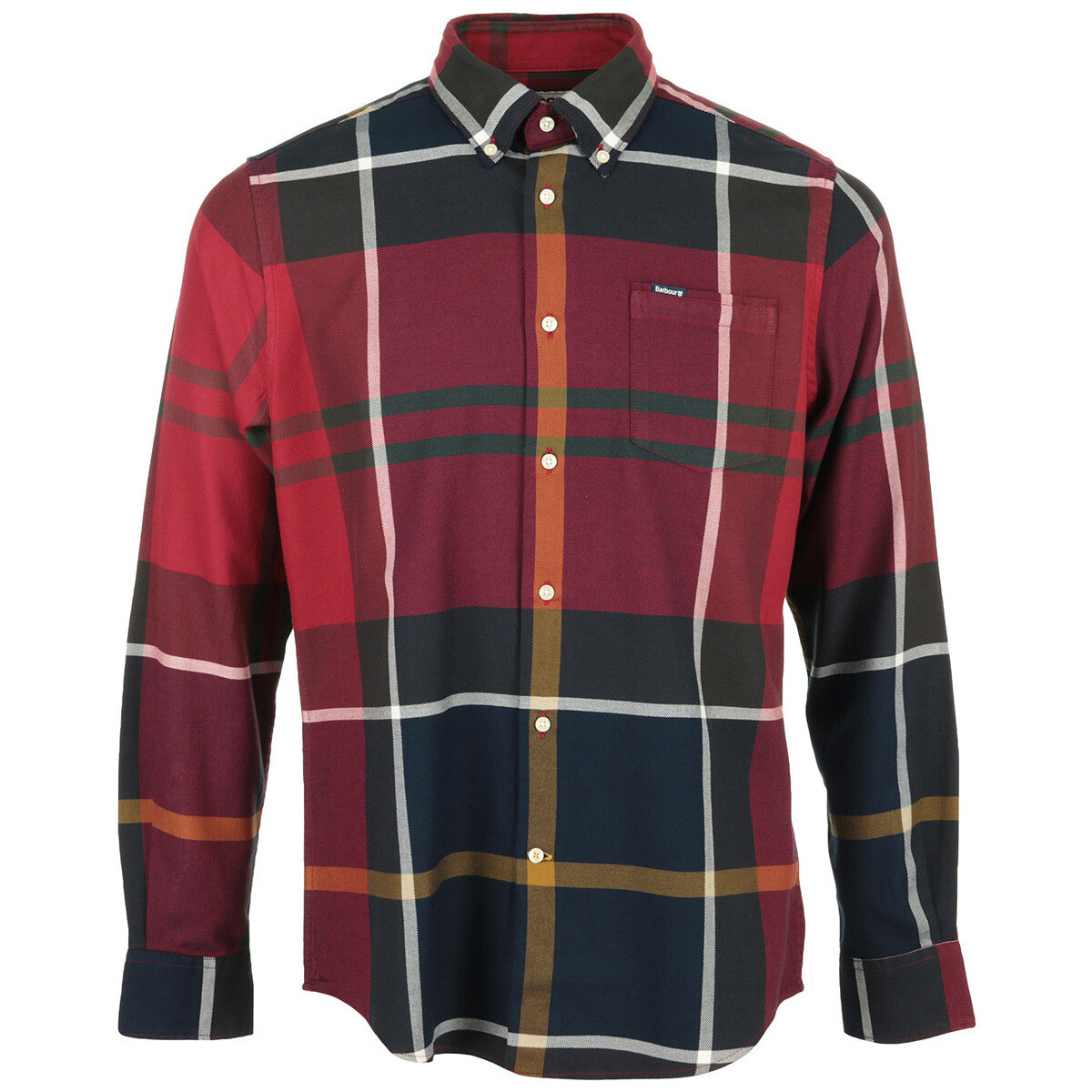 Textil knitted Camisas mangas comprida Barbour Dunoon Tailored Shirt Vermelho