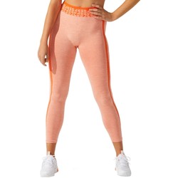 Textil Mulher Collants Asics W Cropped Logo Seamless Tight Orange