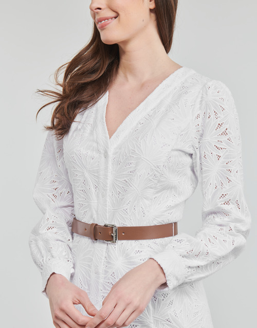 MICHAEL Michael Kors PALM EYELET KATE DRESS Branco