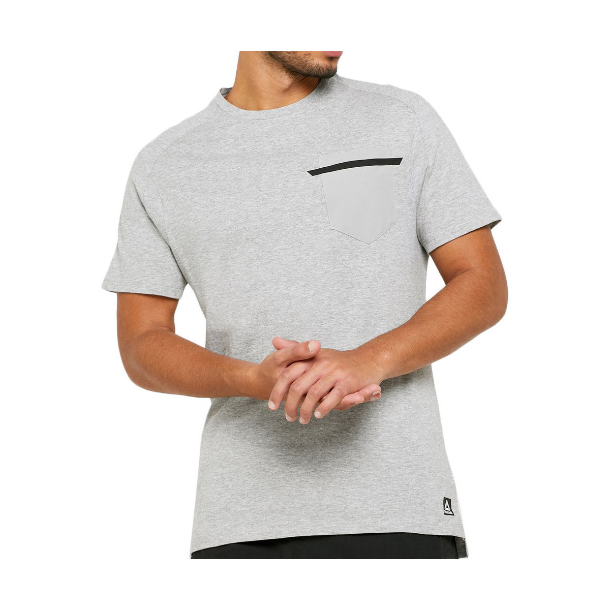 Textil Homem T-Shirt mangas curtas Reebok interpr Sport  Cinza
