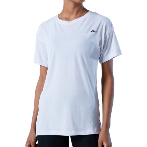 Textil Mulher T-shirts e Pólos reebok Silve Sport  Branco