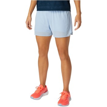 Textil Mulher Shorts / Bermudas Asics runners Ventilate 2-n-1 3.5in Short Bleu