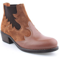 Sapatos Mulher Botins Wilano L Ankle boots Texana Camel