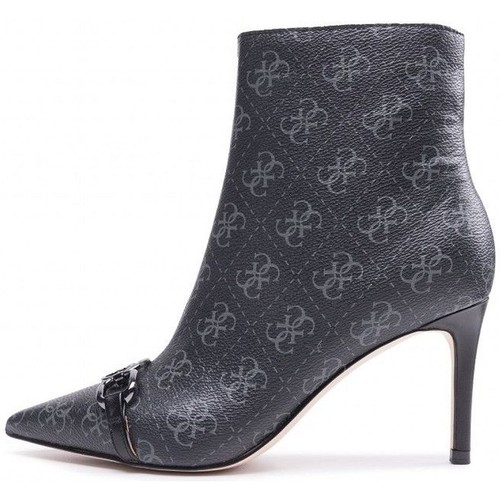 Guess ADAYN 2STIVALETTO BOOTIE  BLKGR FL7A2Y FAL10 Preto