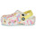 Sapatos Rapariga Tamancos Crocs CLASSIC CLOG  creative dye Ciabatte CROCS Classics Crocs Heartprint Sandal 207680 Black White