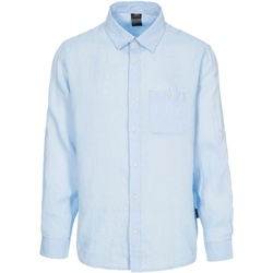 Textil Homem Camisas mangas comprida Trespass  Azul Pálido