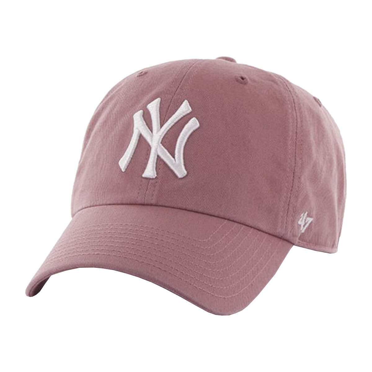 Acessórios Mulher Boné '47 Brand New York Yankees MLB Clean Up Cap Rosa