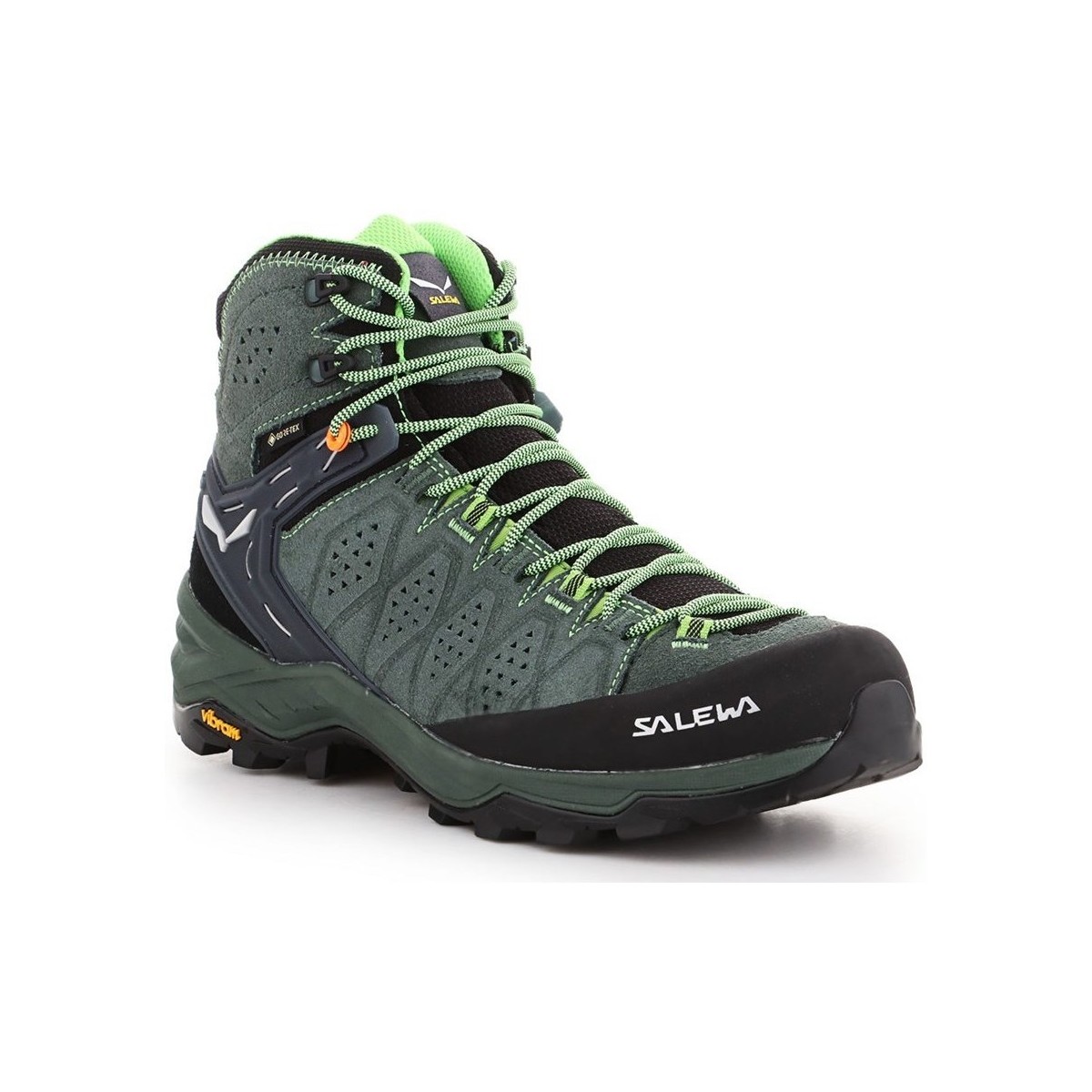 Sapatos Homem Sapatos de caminhada Salewa MS Alp 2 Mid Gtx Verde