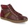 Sapatos Mulher Sapatilhas de cano-alto Clowse VR1-372 Vermelho