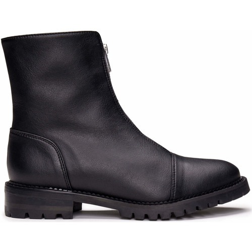 Sapatos Mulher Botas The shoe has an elastic strap and midfoot cage for extra support Tecla_Black Preto