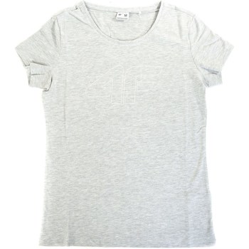 Textil Mulher T-Shirt mangas curtas 4F TSD353 Cinzento