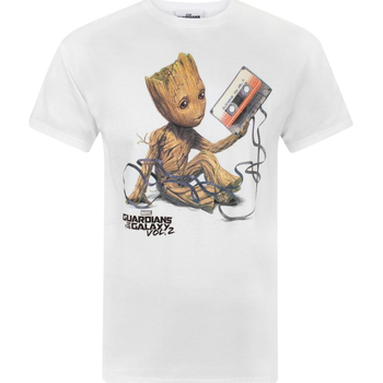 Textil Homem T-Shirt mangas curtas Guardians Of The Galaxy  Branco