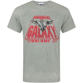 Textil Homem T-Shirt mangas curtas Guardians Of The Galaxy  Cinza
