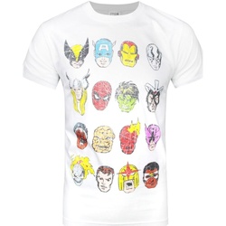Textil Homem T-Shirt mangas curtas Marvel  Branco