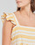Textil Mulher Vestidos curtos Betty London BELLEGAMBE Amarelo / Branco
