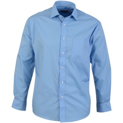 Textil Homem Camisas mangas comprida Absolute Apparel  Azul