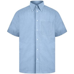 Textil Homem Camisas mangas curtas Absolute Apparel  Azul
