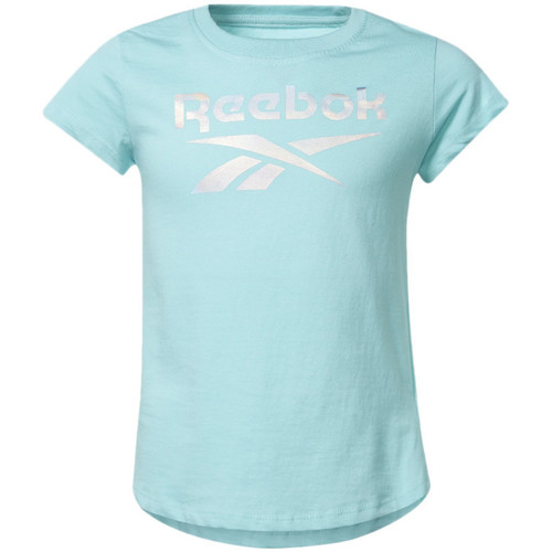 Textil Rapariga T-shirts Wrap e Pólos Reebok Sport  Azul