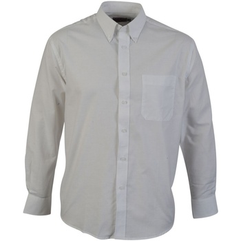 Textil Homem Camisas mangas comprida Absolute Apparel  Branco