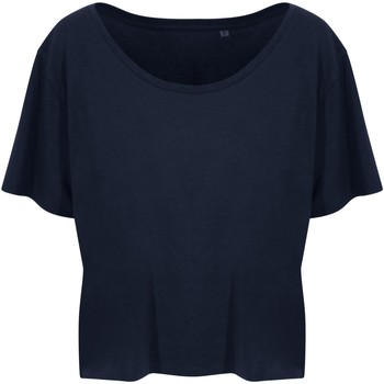 Textil Mulher T-Shirt mangas curtas Ecologie EA02F Azul