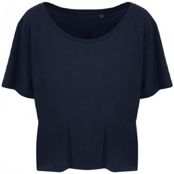 Textil Mulher T-Shirt mangas curtas Ecologie EA002F Azul