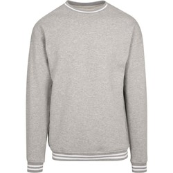 Textil Homem Sweats Build Your Brand BY104 Heather Grey/White