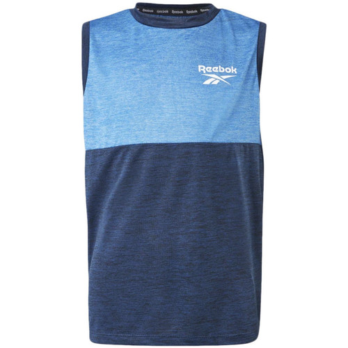 Textil Rapaz T-shirts e Pólos reebok SMILEY Sport  Azul
