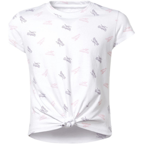Textil Rapariga T-Shirt mangas curtas Reebok AEROBIC Sport  Branco