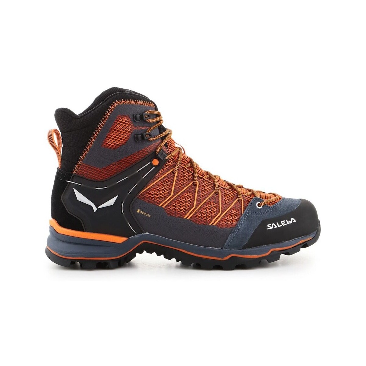 Sapatos Homem Sapatos de caminhada Salewa MS Mtn Trainer Lite Mid Gtx Cor de laranja, Cor azul-turquesa