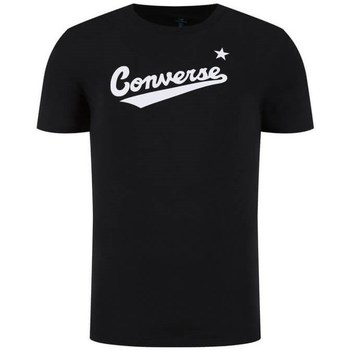 Textil Homem T-Shirt mangas curtas Converse Center Front Logo Preto