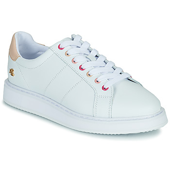 Sapatos Mulher Sapatilhas Lauren Ralph Lauren ANGELINE II Branco / Rosa