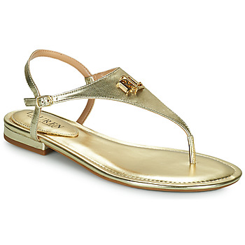 Sapatos Mulher Sandálias Lauren Ralph Lauren ELLINGTON SANDALS CASUAL Ouro