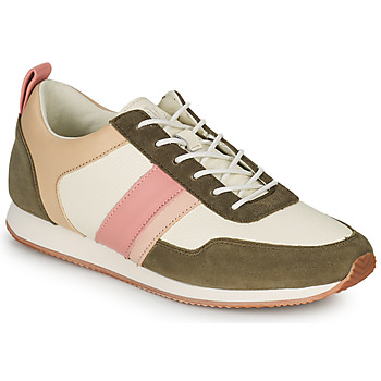 Sapatos Mulher Sapatilhas Polo Crt Pp-sneakers-low Top COLTEN Cáqui / Bege / Rosa