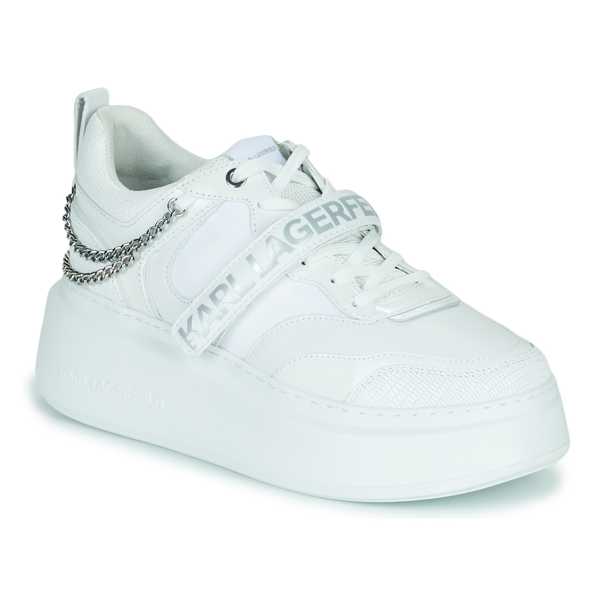 Sapatos Mulher Conecte-se ou crie uma conta cliente com ANAKAPRI Strap Lo Lace Branco / Prata