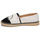 Sapatos Mulher Alpargatas Karl Lagerfeld KAMINI Maison Logo Slip On Marfim / Preto