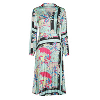 Textil Mulher Vestidos compridos Liu Jo ABITO TS. Oceano / Flores