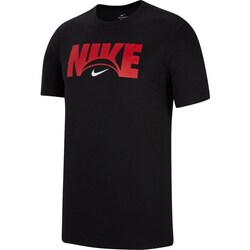 Textil Homem T-Shirt mangas curtas Nike Basketball Drifit Tee Preto