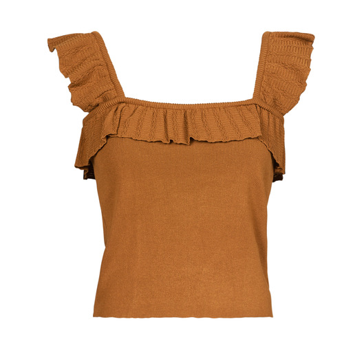 Textil Mulher Casacos de couro/imitação couro Betty London RALEIGH Camel