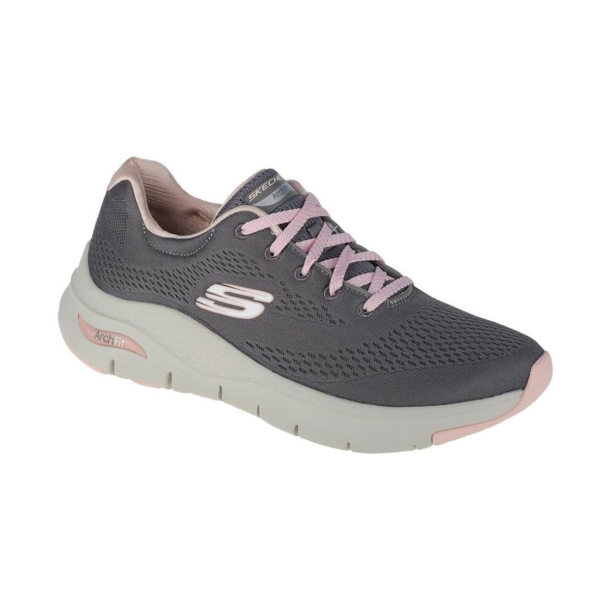 Sapatos Mulher Sapatilhas Skechers Arch Fit Big Appeal Cinza