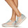 Sapatos Mulher Sapatilhas Philippe Model TRPX LOW WOMAN Rosa / Cru / Cinza