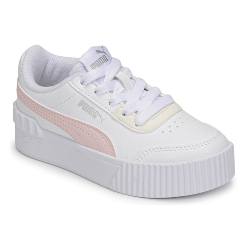 Sapatos Rapariga Sapatilhas Puma Carina Lift PS Branco / Rosa