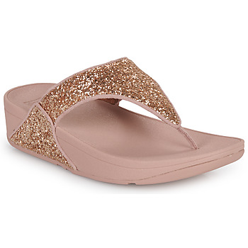 Sapatos Mulher Chinelos FitFlop Lulu Glitter Rosa / Ouro